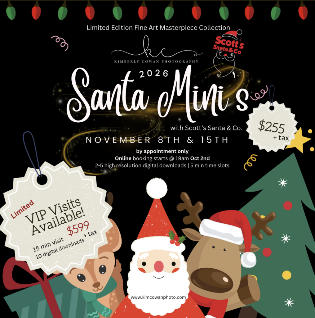 2026 Santa Mini Sessions in Midland TX with Kimberly Cowan Photography and Scott’s Santa & Co.